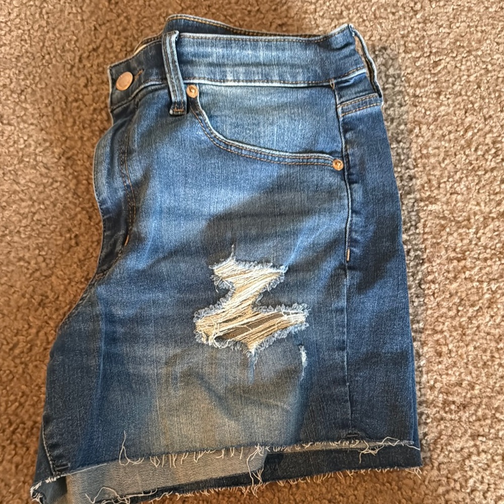 Universal Thread Blue Distressed Shorts